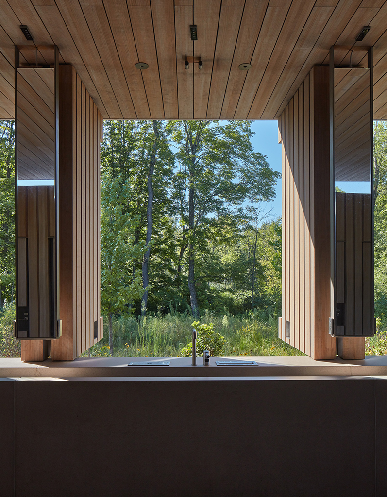 Looking out to the landscape